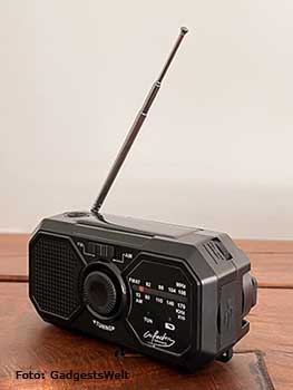 Auch ohne Strom und Batterien immer Radio hören - das geht mit dem Radio SOL-1540 